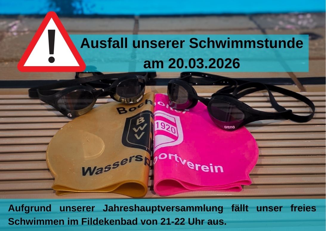 Schwimmstundenausfall